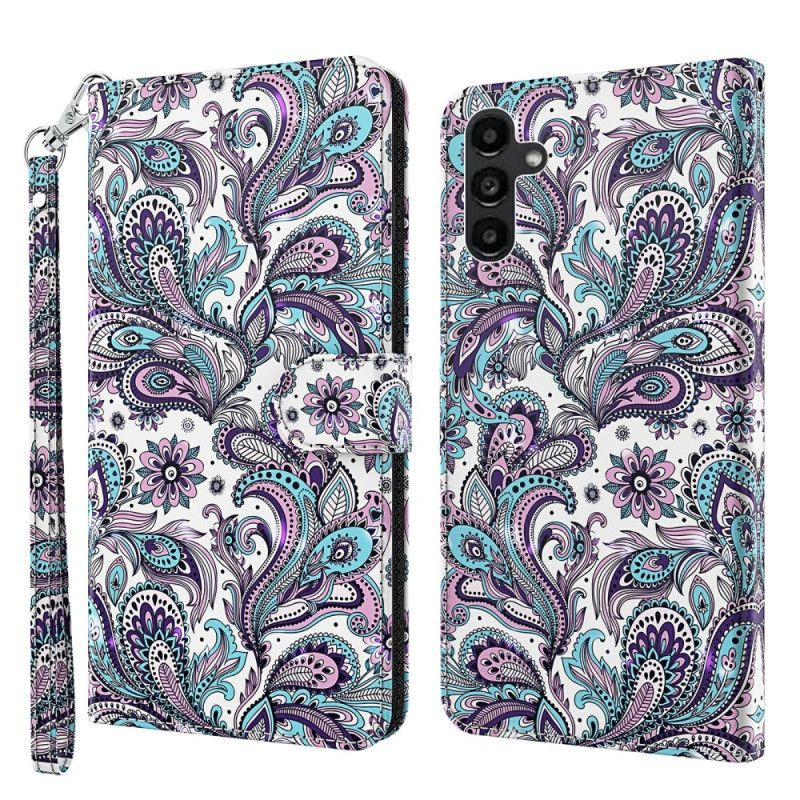 Kožený Kryt Na Samsung Galaxy A15 Impatiens Bez Ramínek