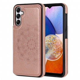 Kryt Na Samsung Galaxy A15 Držák Karet Se Vzorem Mandaly