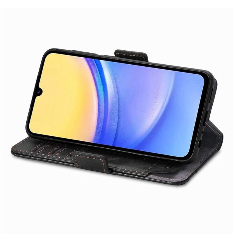 Peněženková Pouzdra Samsung Galaxy A15 Dvoutónové Blokování Rfid Caseneo