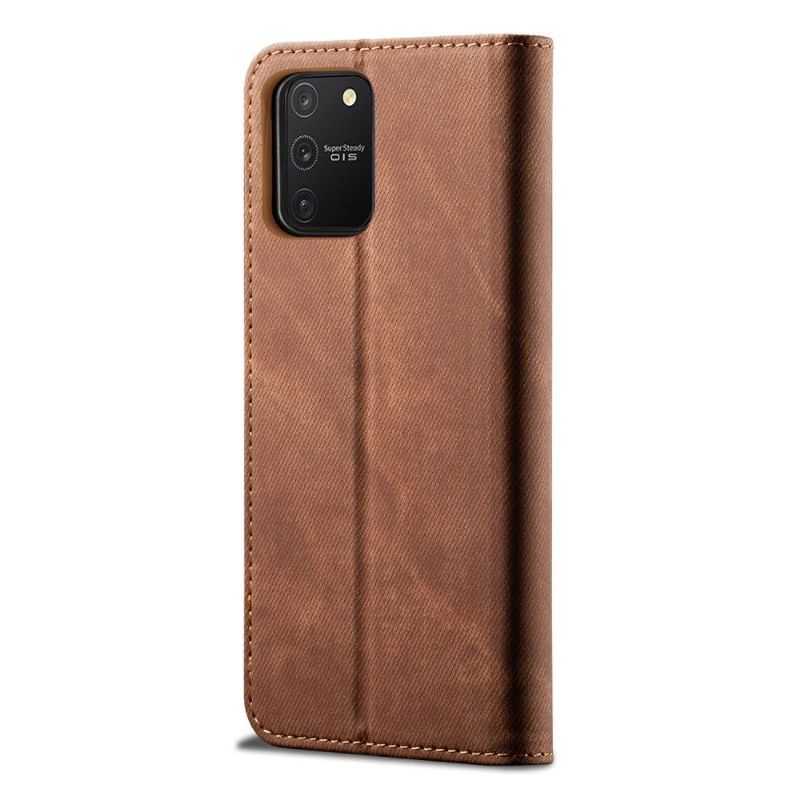 Flipové Pouzdro Na Samsung Galaxy S10 Lite Džíny Ve Stylu Giulia