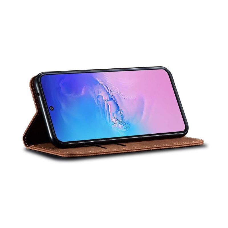 Flipové Pouzdro Na Samsung Galaxy S10 Lite Džíny Ve Stylu Giulia