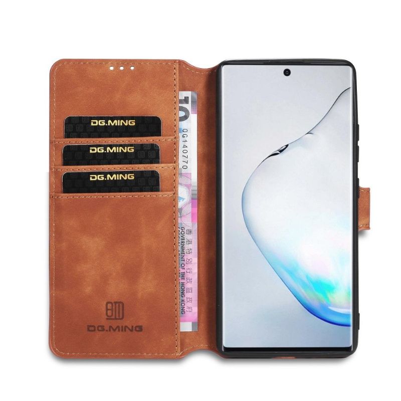 Flipové Pouzdro Na Samsung Galaxy S10 Lite Efekt Dg Ming Kůže