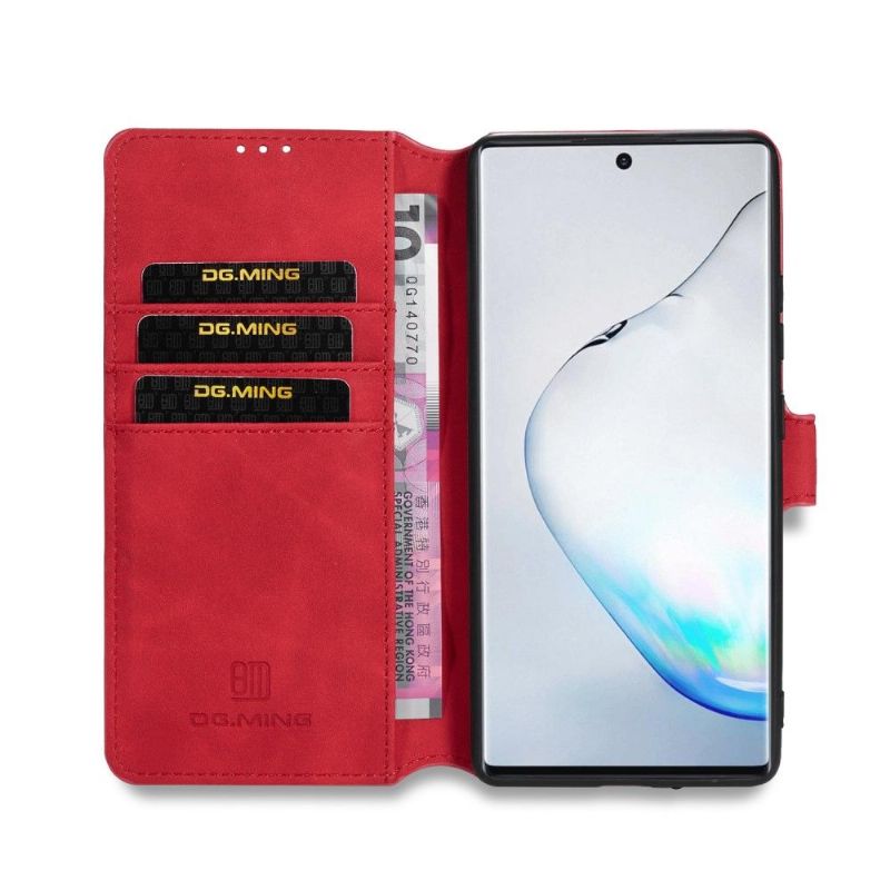 Flipové Pouzdro Na Samsung Galaxy S10 Lite Efekt Dg Ming Kůže