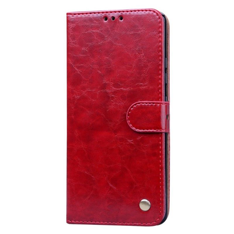 Flipové Pouzdro Na Samsung Galaxy S10 Lite Luxusní Vintage Kožený Efekt