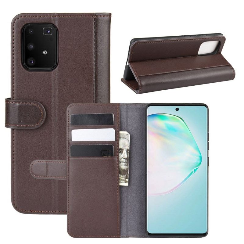 Flipové Pouzdro Na Samsung Galaxy S10 Lite Prémiová Kůže