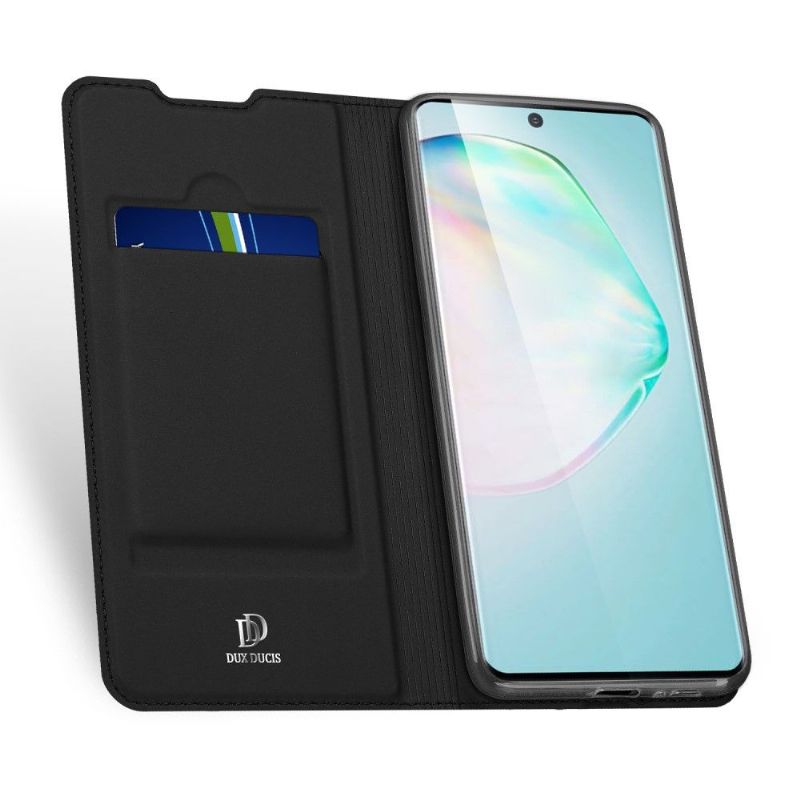 Flipové Pouzdro Na Samsung Galaxy S10 Lite Saténový Povlak
