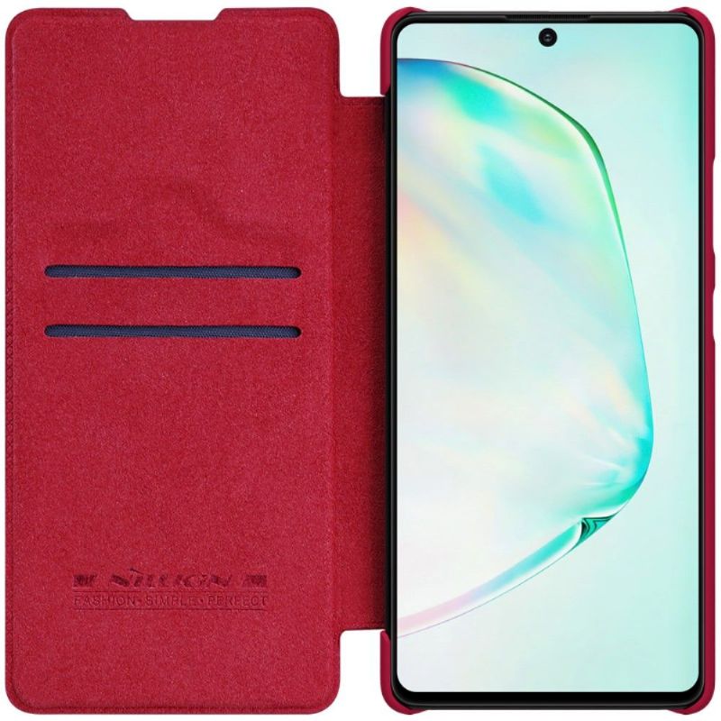 Flipové Pouzdro Na Samsung Galaxy S10 Lite Umělá Kůže Řady Qin