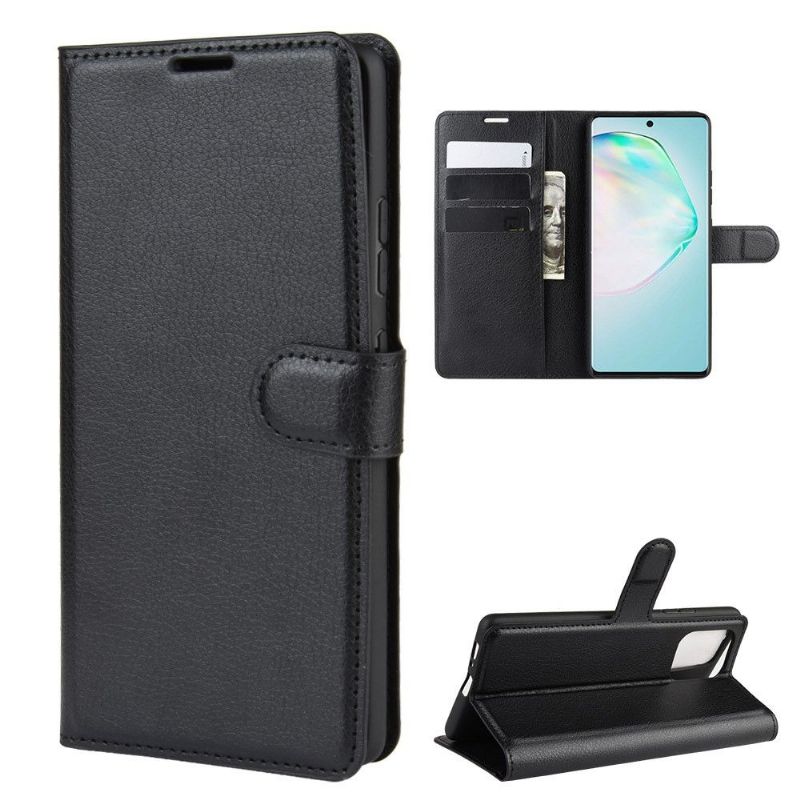 Kožené Pouzdro Na Samsung Galaxy S10 Lite Peněženkové Pouzdro Kožený Efekt