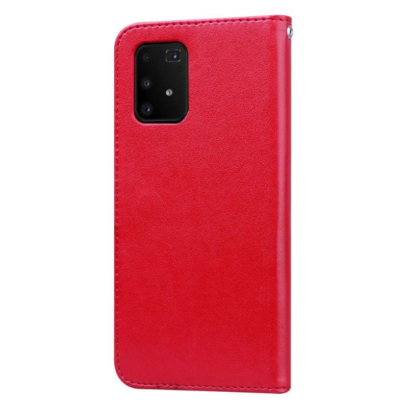 Kožené Pouzdro Na Samsung Galaxy S10 Lite Vzor Imitace Kůže Růže