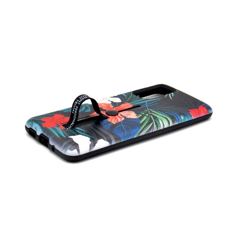 Kryt Na Samsung Galaxy S10 Lite Funkce Podpory Tropických Listů