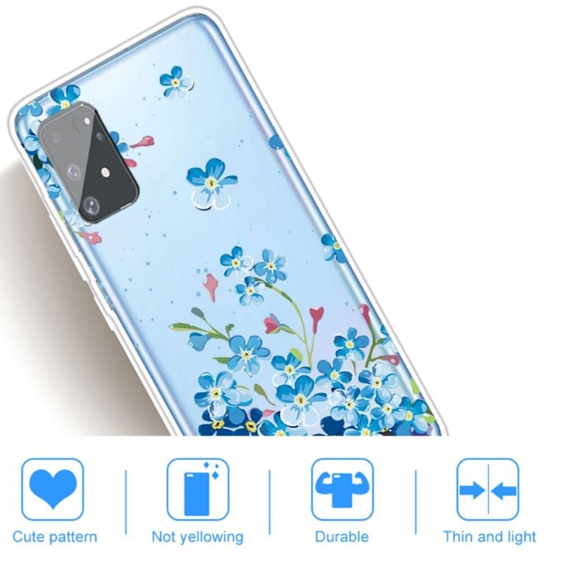 Kryt Na Samsung Galaxy S10 Lite Modré Květy