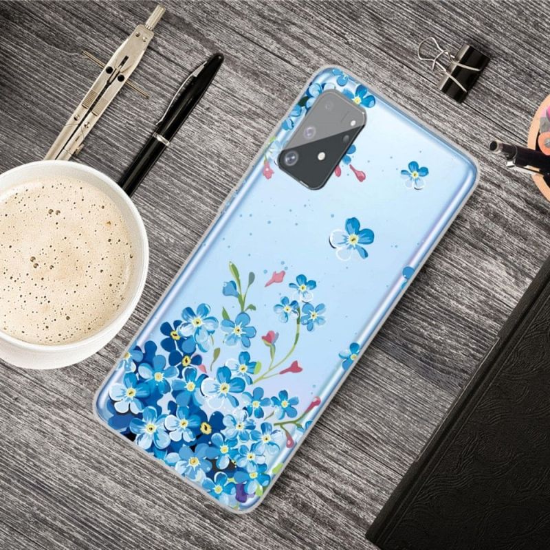 Kryt Na Samsung Galaxy S10 Lite Modré Květy