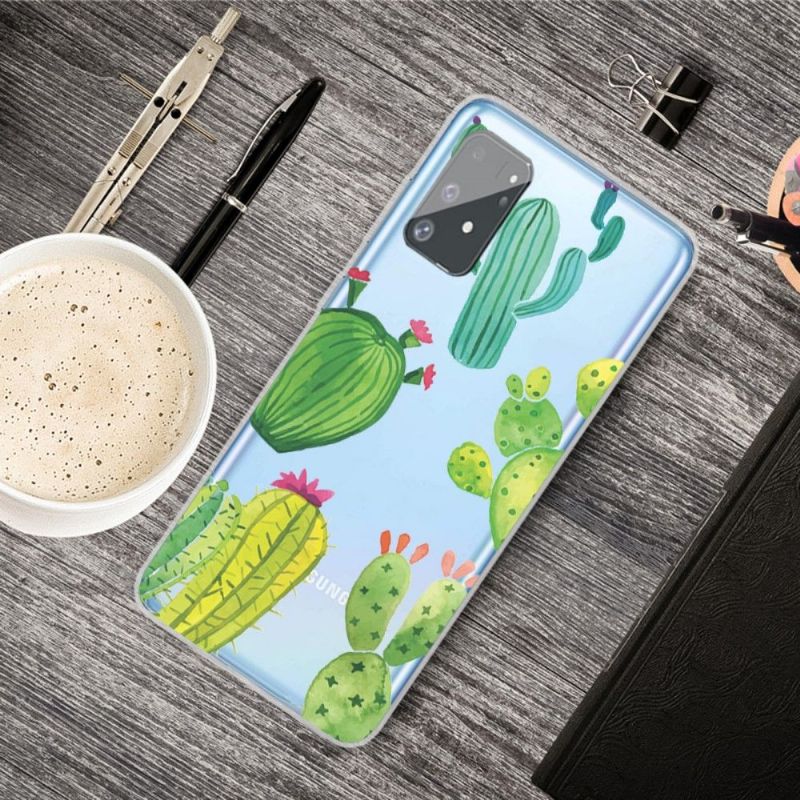 Kryt Na Samsung Galaxy S10 Lite Průhledný Kaktus