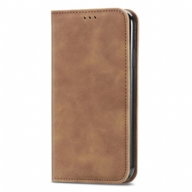 Kožené Pouzdro Folio Xiaomi Redmi Note 14 Pro Plus 5g Kožený Efekt