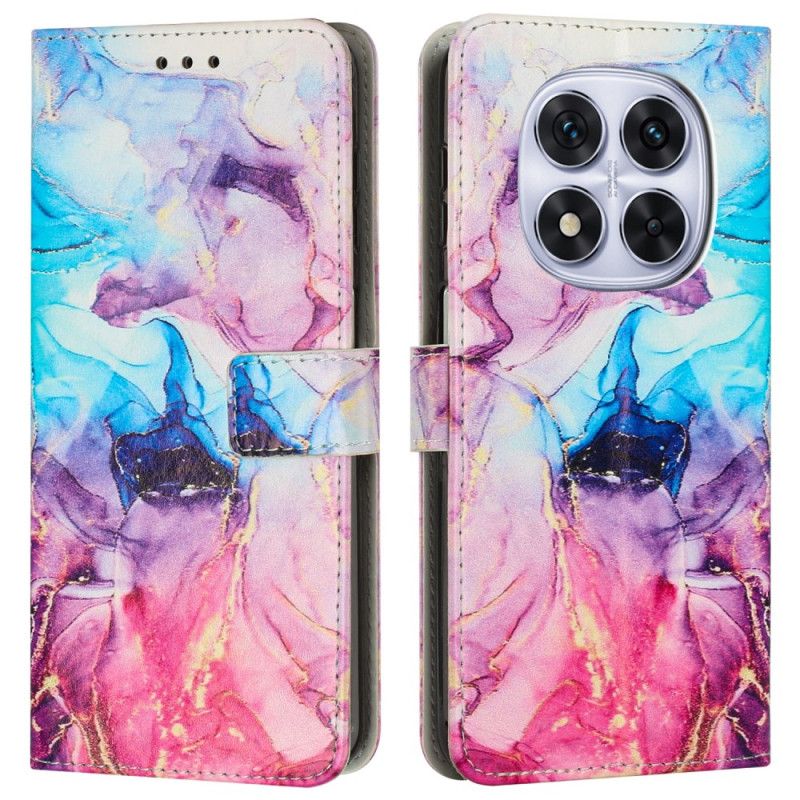 Kožený Kryt Na Xiaomi Redmi Note 14 Pro Plus 5g Mramor