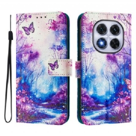 Kožený Kryt Na Xiaomi Redmi Note 14 Pro Plus 5g Údolí Snů