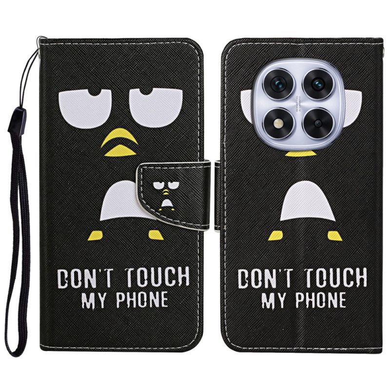 Kožený Kryt Na Xiaomi Redmi Note 14 Pro Plus 5g Vzor Tučňáka