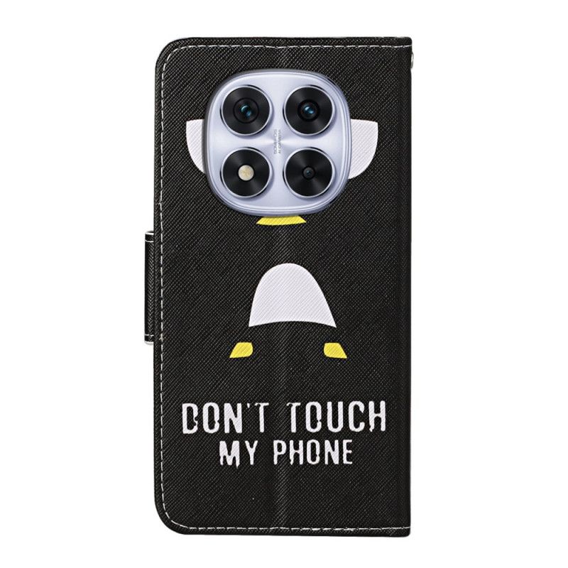 Kožený Kryt Na Xiaomi Redmi Note 14 Pro Plus 5g Vzor Tučňáka