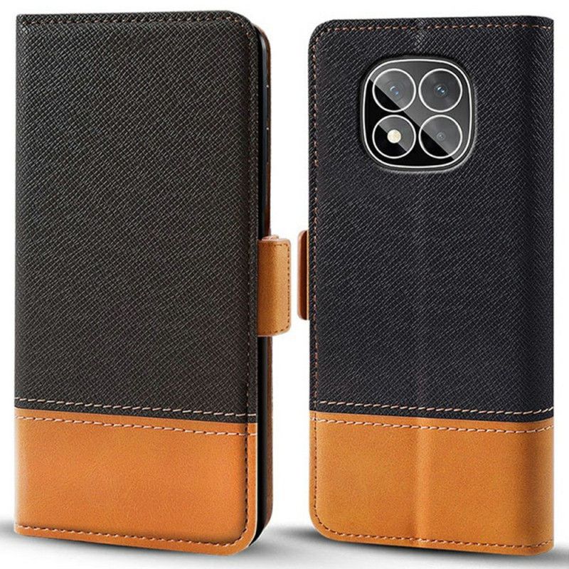 Kožený Kryt Xiaomi Redmi Note 14 Pro Plus 5g Dvojitá Textura