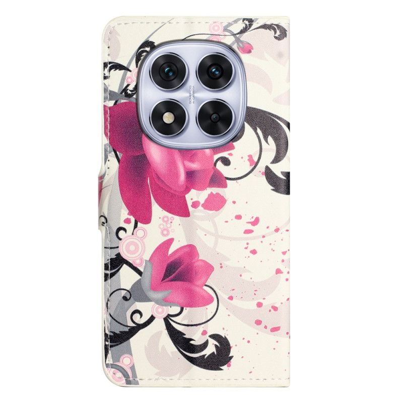 Kožený Kryt Xiaomi Redmi Note 14 Pro Plus 5g Lotos