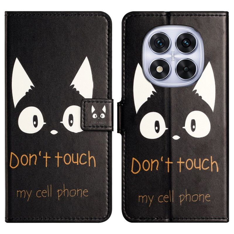 Kožený Kryt Xiaomi Redmi Note 14 Pro Plus 5g Nesahej Na Můj Mobil Telefon