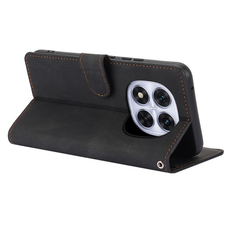 Kožený Kryt Xiaomi Redmi Note 14 Pro Plus 5g S Peněženkou A Stojánkem