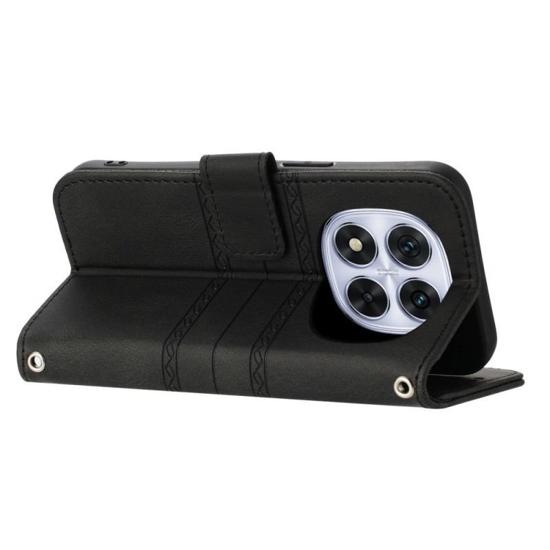 Kožený Kryt Xiaomi Redmi Note 14 Pro Plus 5g Vlys A Pásek