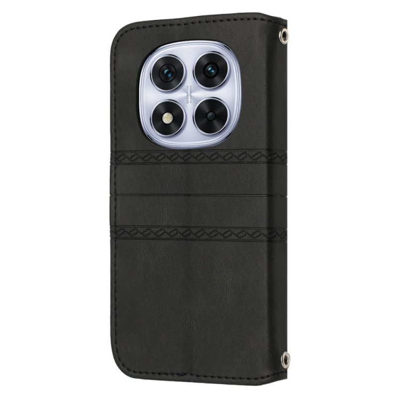 Kožený Kryt Xiaomi Redmi Note 14 Pro Plus 5g Vlys A Pásek