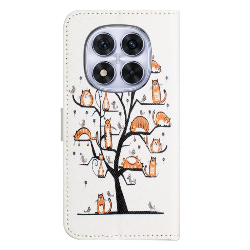 Peněženková Pouzdra Xiaomi Redmi Note 14 Pro Plus 5g Kočka Na Stromě