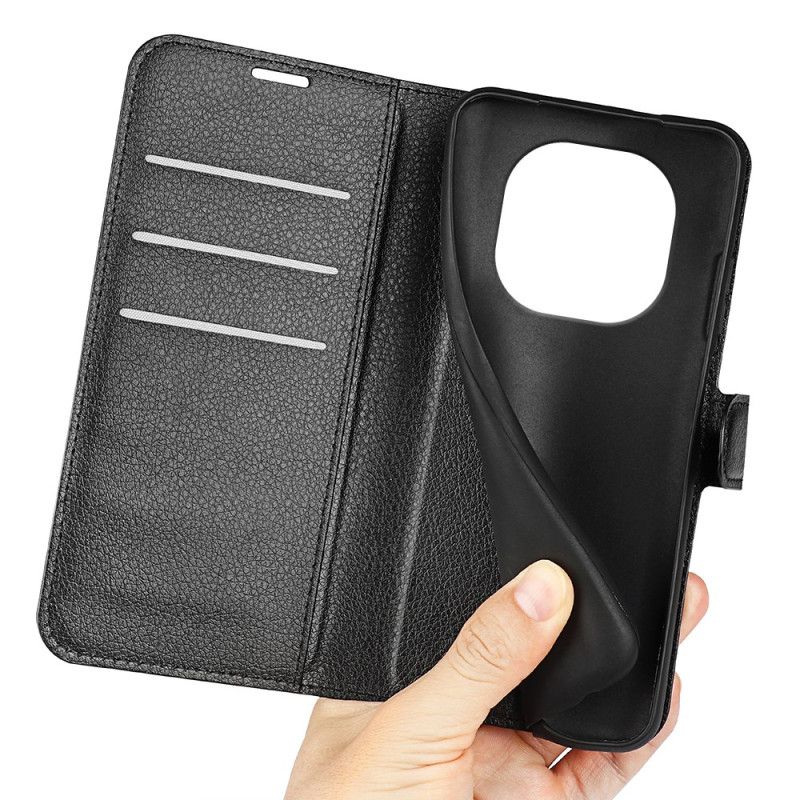 Peněženková Pouzdra Xiaomi Redmi Note 14 Pro Plus 5g Kryty Na Mobil Klasická Umělá Kůže Liči