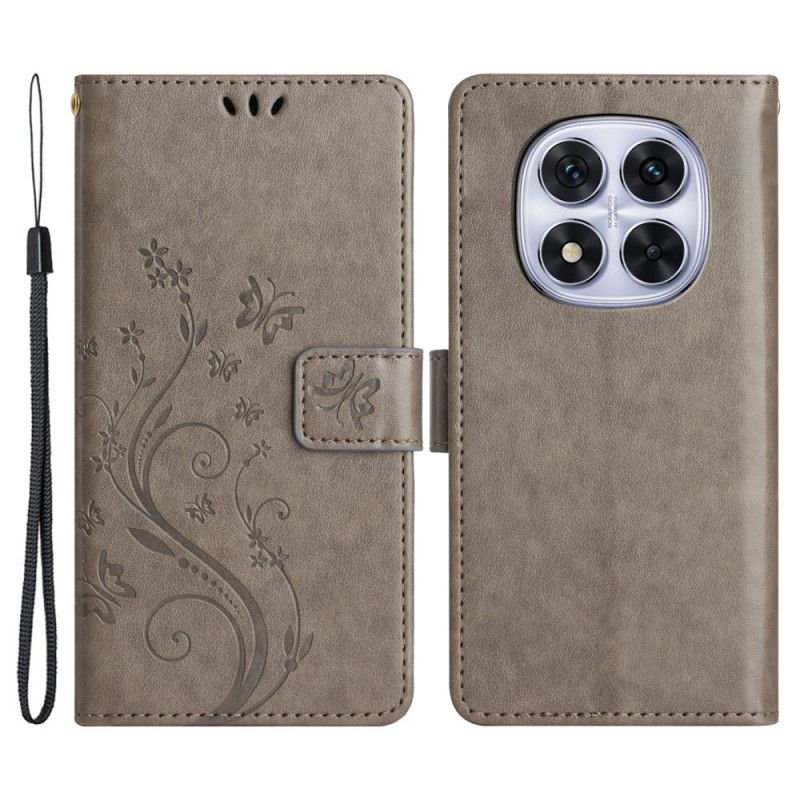 Peněženková Pouzdra Xiaomi Redmi Note 14 Pro Plus 5g Kryty Na Mobil Květinová