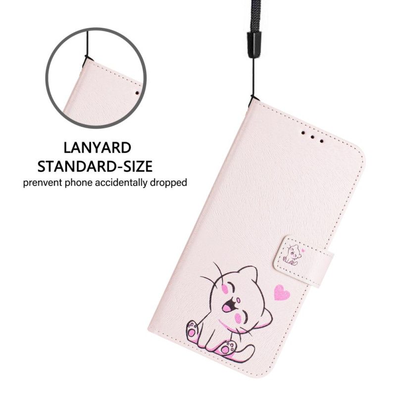 Peněženková Pouzdra Xiaomi Redmi Note 14 Pro Plus 5g Roztomilý Kočičí Vzor