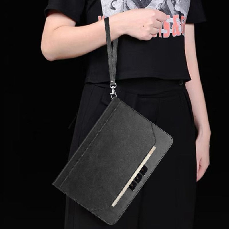 Pouzdro Samsung Galaxy Tab S10 Fe Plus Popruh A Šňůrka