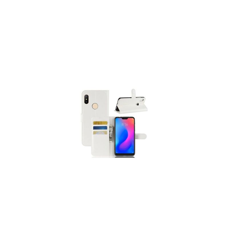 Flipové Pouzdro Na Xiaomi Redmi Note 6 Pro Stylový Kožený Držák Na Karty