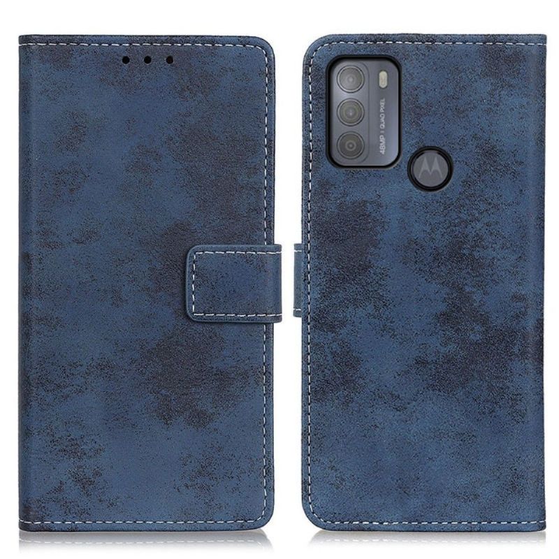 Flipové Pouzdro Na Motorola Moto G50 Cyrius Faux Leather Vintage