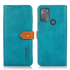 Flipové Pouzdro Na Motorola Moto G50 Khazneh Bicolor Umělá Kůže