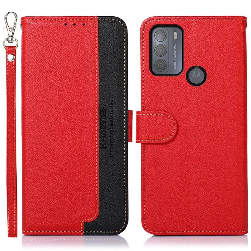 Flipové Pouzdro Na Motorola Moto G50 Khazneh Odkryté Švy