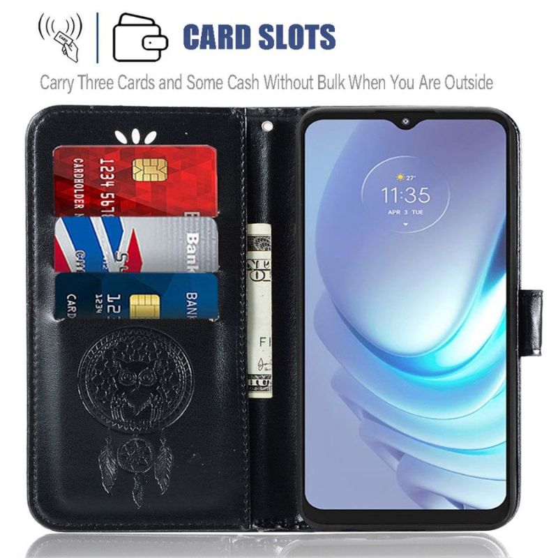 Flipové Pouzdro Na Motorola Moto G50 Sova Lapač Snů