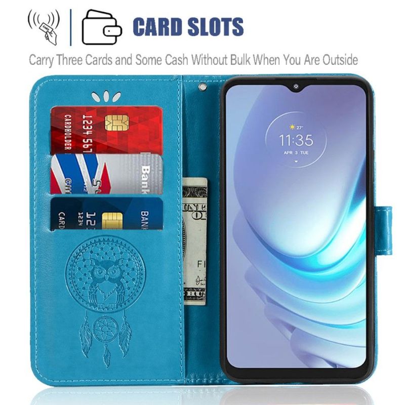 Flipové Pouzdro Na Motorola Moto G50 Sova Lapač Snů