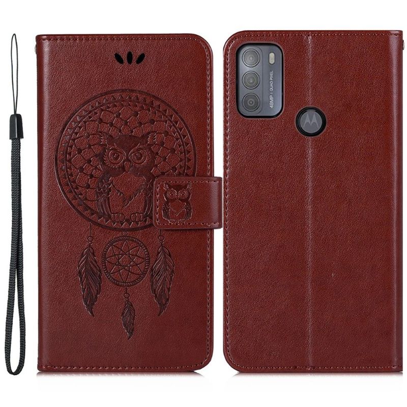 Flipové Pouzdro Na Motorola Moto G50 Sova Lapač Snů