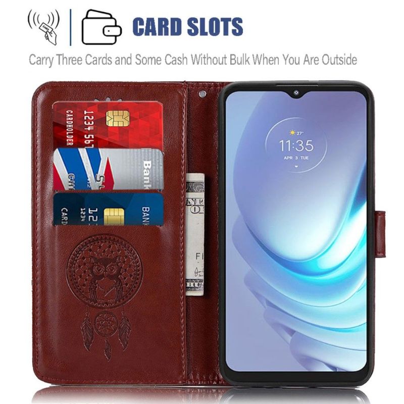 Flipové Pouzdro Na Motorola Moto G50 Sova Lapač Snů