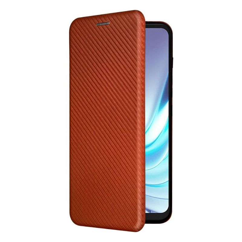 Flipové Pouzdro Na Motorola Moto G50 Umělá Kůže Ve Stylu Uhlíkových Vláken