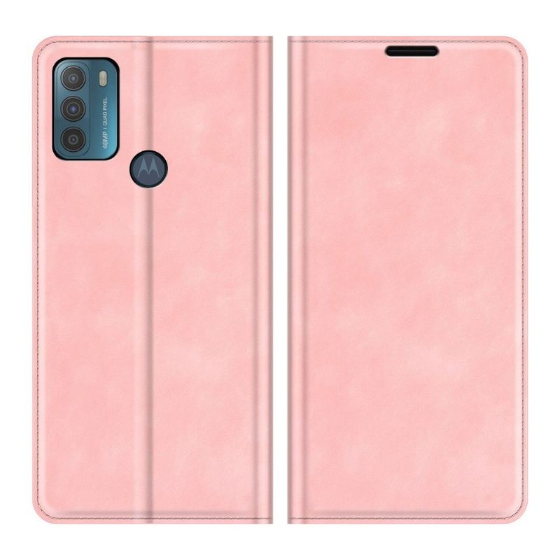Kožené Pouzdro Folio Na Motorola Moto G50 Funkční Stojan Z Umělé Kůže