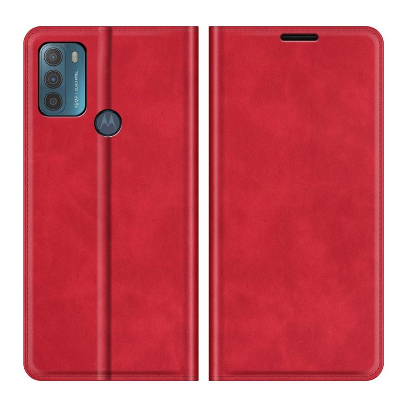 Kožené Pouzdro Folio Na Motorola Moto G50 Funkční Stojan Z Umělé Kůže