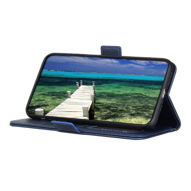 Kožené Pouzdro Folio Na Motorola Moto G50 Peněženkové Pouzdro Matný Kožený Kryt