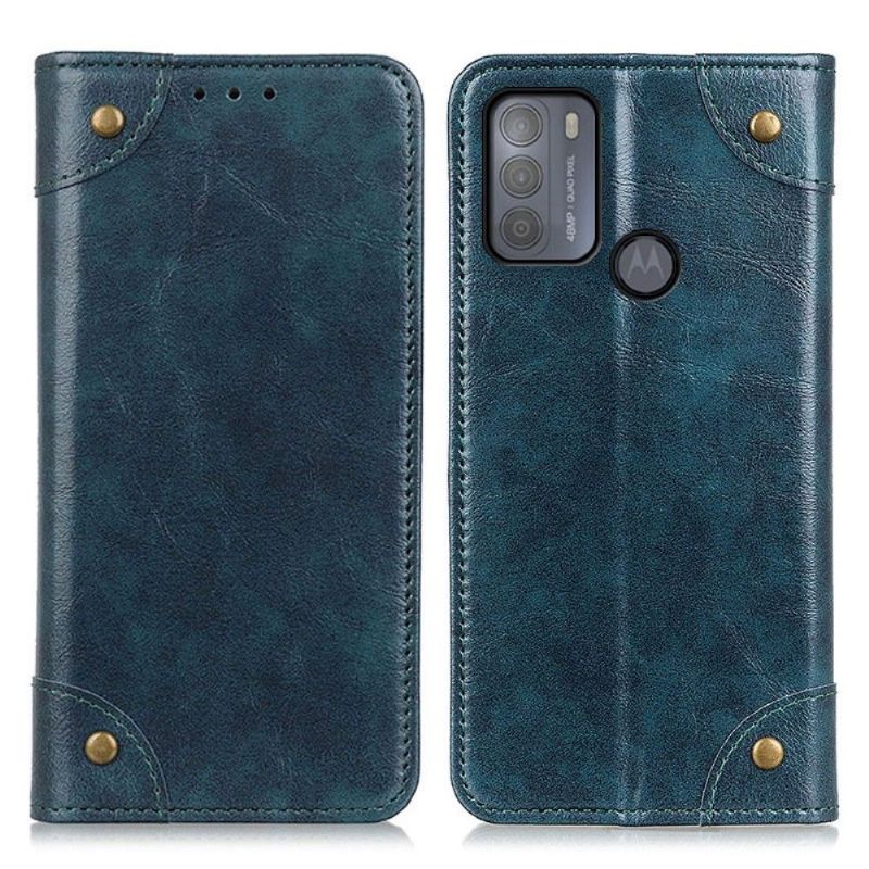 Kožené Pouzdro Folio Na Motorola Moto G50 Simon Nýty Z Umělé Kůže