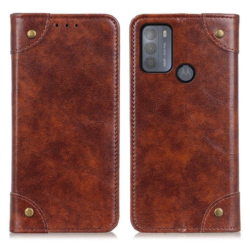 Kožené Pouzdro Folio Na Motorola Moto G50 Simon Nýty Z Umělé Kůže