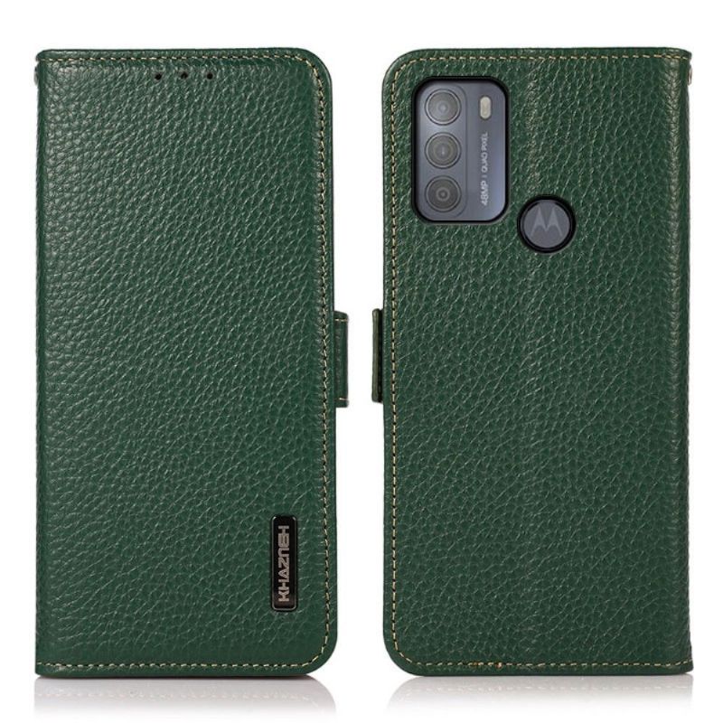 Kožené Pouzdro Na Motorola Moto G50 Khazneh Zrnitá Kůže