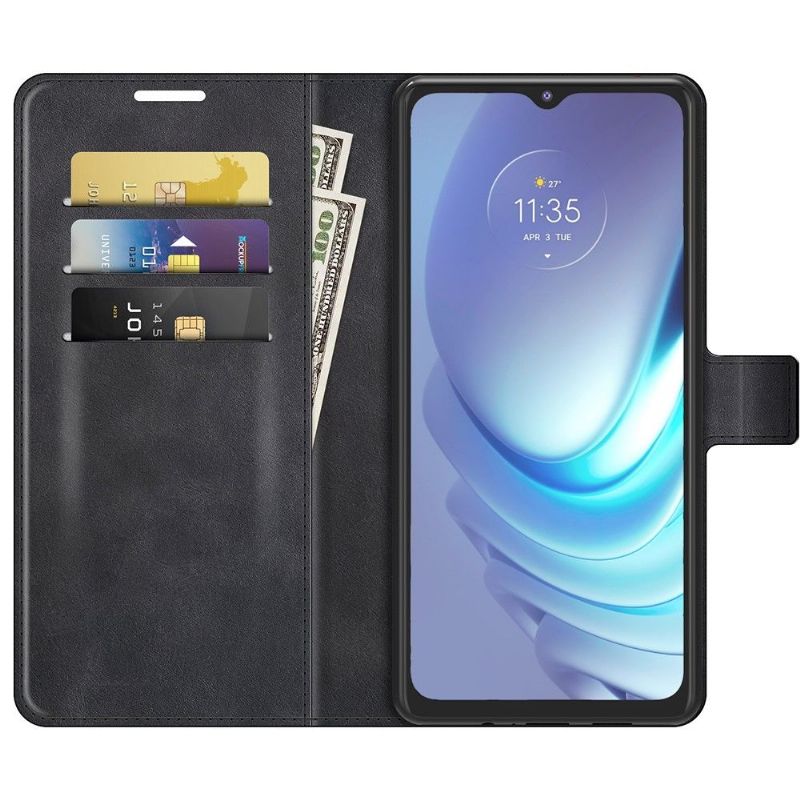 Kožené Pouzdro Na Motorola Moto G50 Peněženkové Pouzdro Styl Kůže