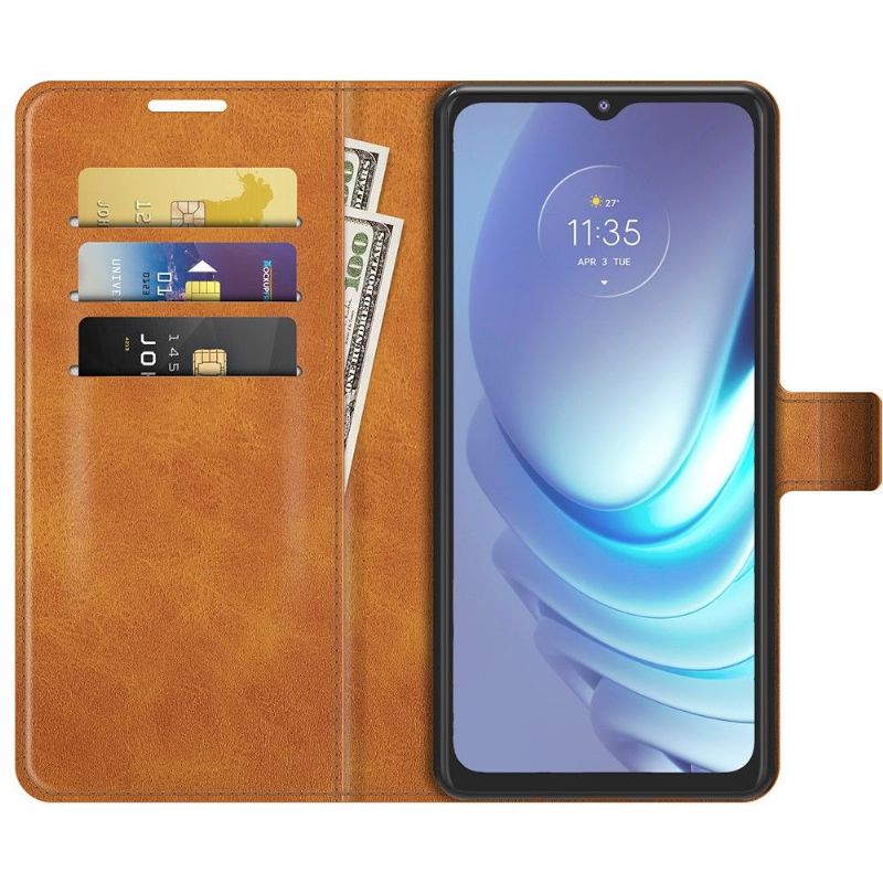Kožené Pouzdro Na Motorola Moto G50 Peněženkové Pouzdro Styl Kůže